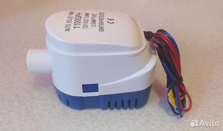 Трюмная осушительная помпа насос 12в 1100GPH
