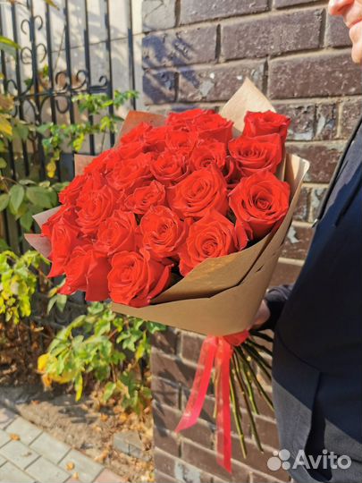 Букет роз Розы в Кирове 25/51/101
