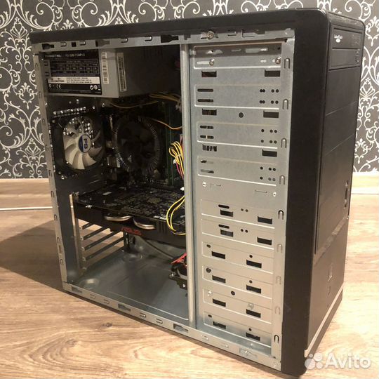 Игровой компьютер i3 4130/8gb/SSD 120gb/RX 470 4gb