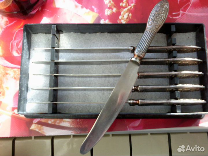 Наборы ножей из мельхиора на 6 персон