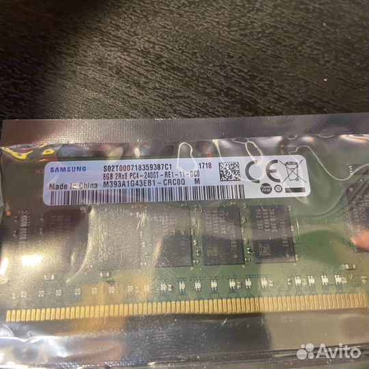 Оперативная память ddr4 16gb 2400 Samsung REG ECC