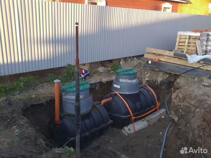 Септик эко Малахит 4 для выгребных ям