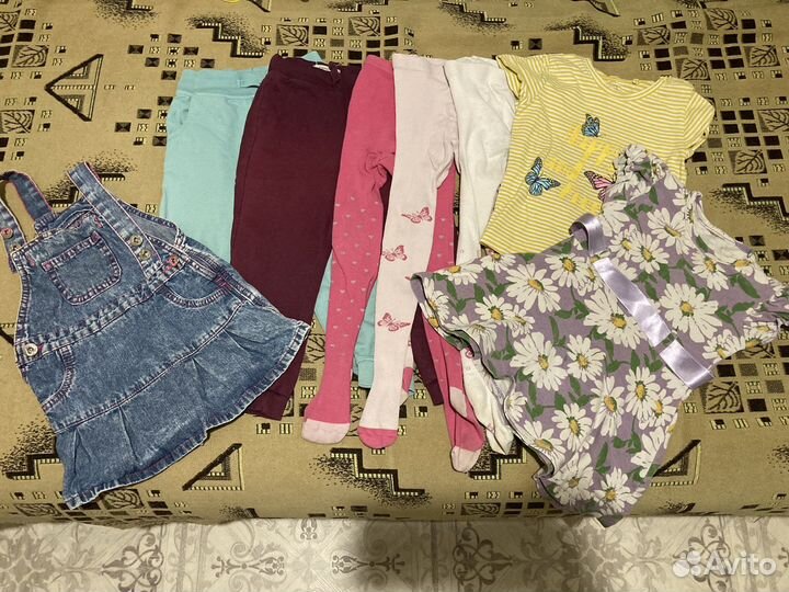 Детская одежда для девочек 92 98 пакетом