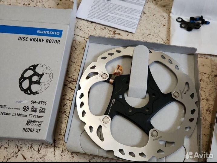 Роторы оригинал Shimano Deore XT SM-RT86 (160мм)