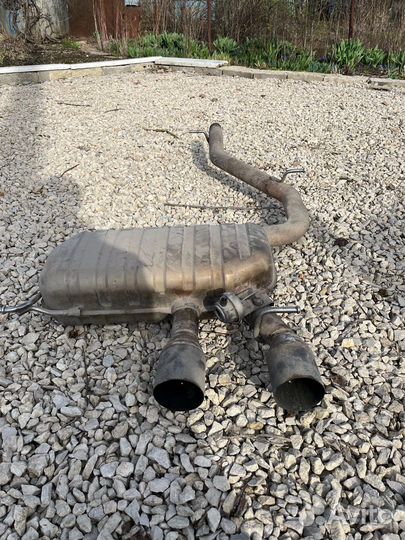 Выхлопная система r32 на skoda yeti