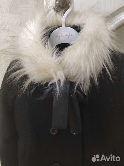 Очень красивое пальто для девочки Gulliver