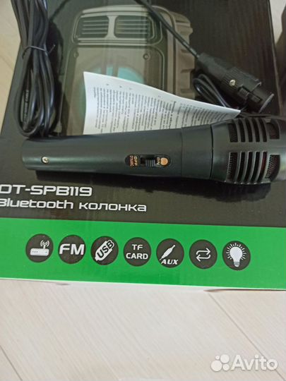 Колонка блютуз с микрофоном