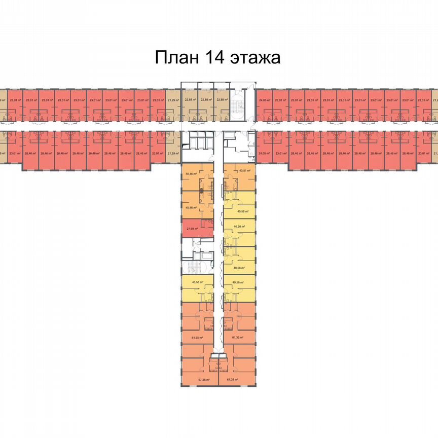 Апартаменты-студия, 31,6 м², 16/24 эт.