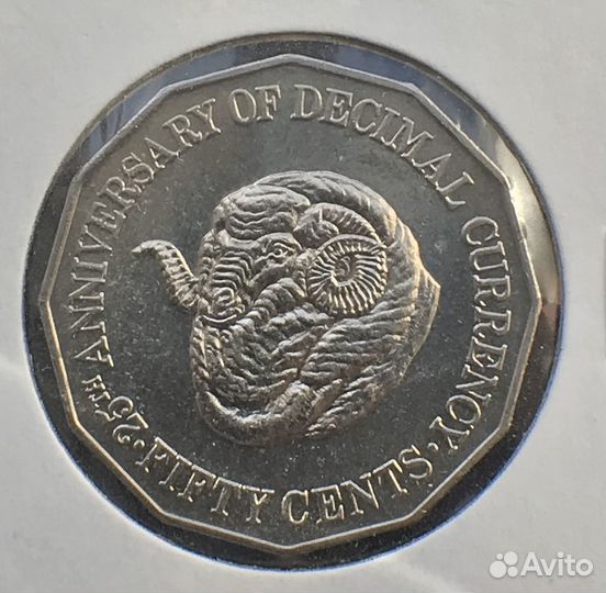 Австралия 50 центов, 1991