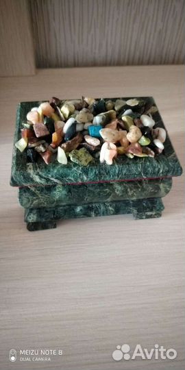 Шкатулки из натурального камня новые