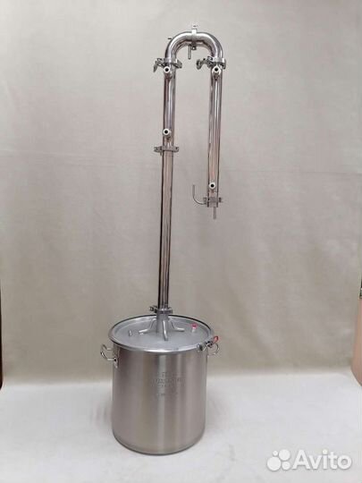 Бражная колонна 1.5 дюйма 20 л с кубом Люкстайл