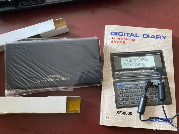 Casio Digital Diary SF-8000 зап книжка из 80-х