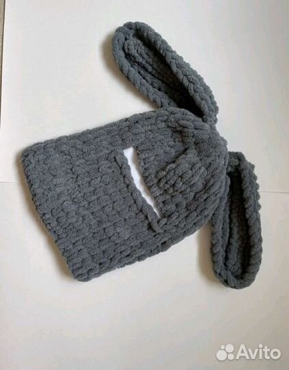 Балаклава шапка с ушками заяц символ года