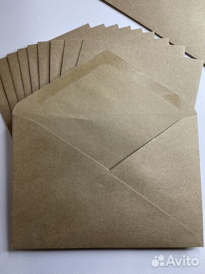 Крафтовые конверты С6 - 1000 шт (бесп. доставка)