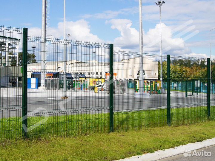 Забор 3D сетка, 3д панель 2,7х1,74 м д.3,8мм