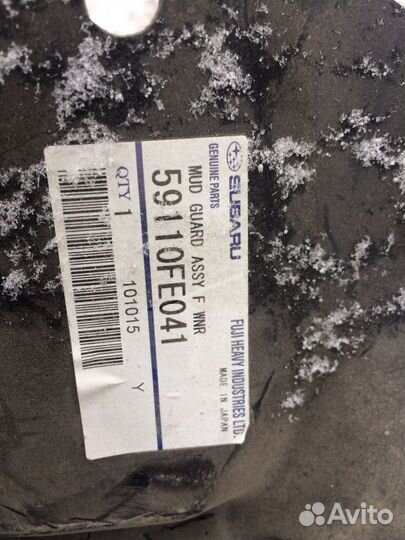 Подкрылок передний правый subaru impreza G11