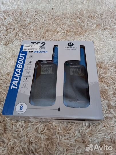 Радиостанции Motorola talkabout T62