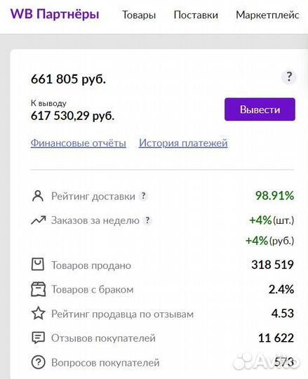 Менеджер продвижение Wildberries Ozon Я.Маркет