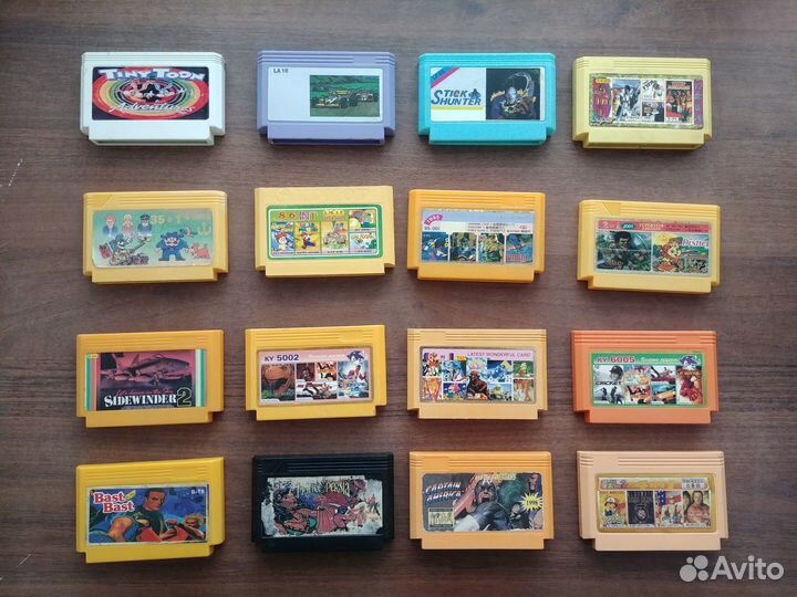 Картриджи для Dendy