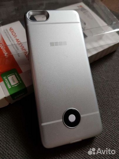 Чехол Аккумулятор IS для iPhone 5 (2200mAh) Silver