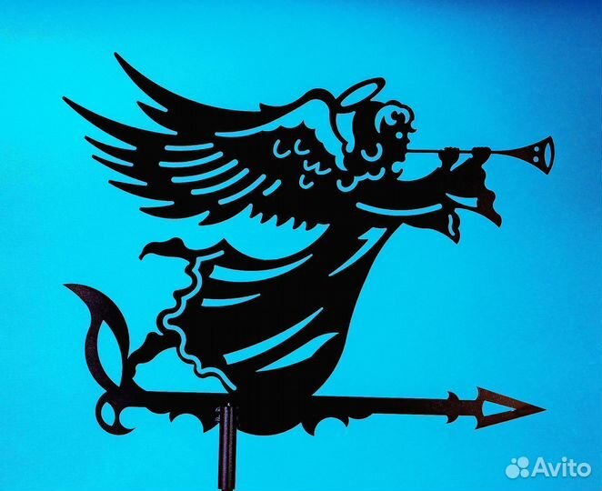 Флюгеры на крышу с ангелами