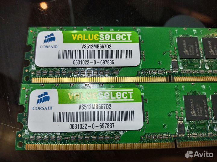 DDR2 dimm 512 Мб