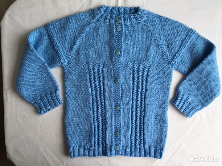 Полушерстяная детская кофта (3-4 года ребенку)