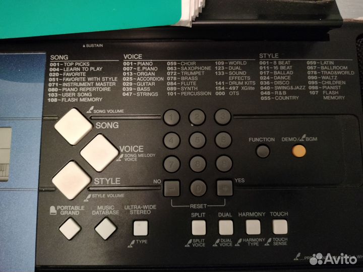 Синтезатор yamaha psr e333