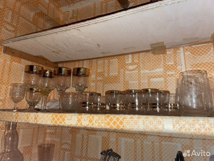 Чешские бокалы и рюмки