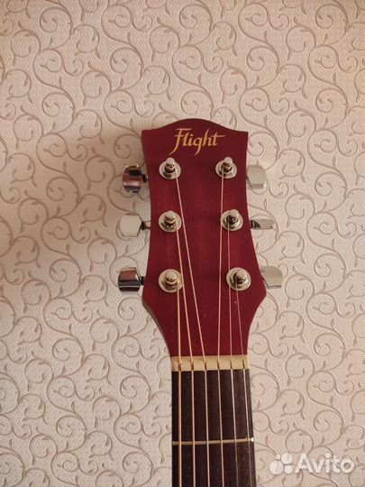 Гитара Flight /красное дерево/ обмен