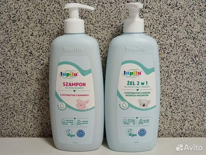 Шампунь и гель для детей lupilu 500ml