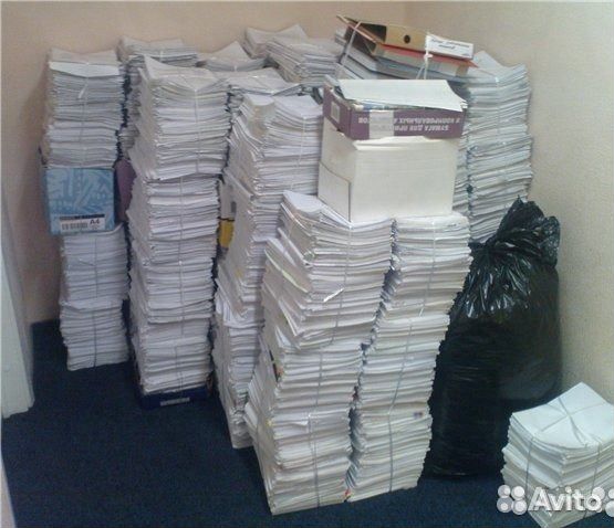 Сдать Архив белую бумагу А4 в макулатуру