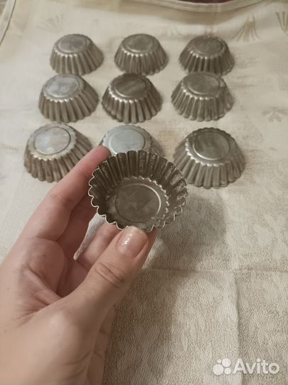 Формочки для кексов металлические