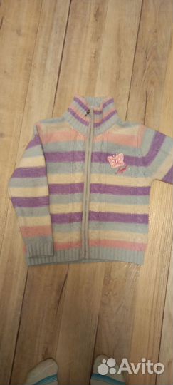 Кофты флисовые на девочку 140-146-152