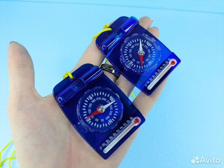 Компас термометр свисток 3в1 жидкостный