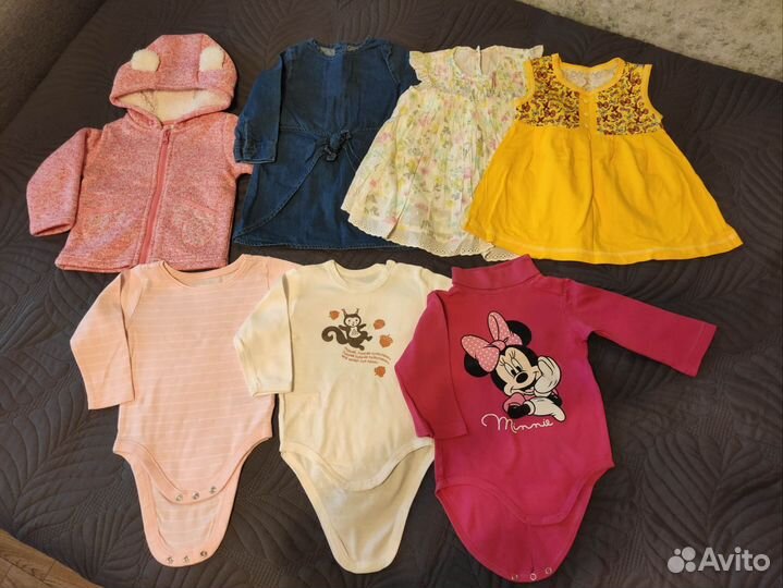 Вещи пакетом для девочки 74
