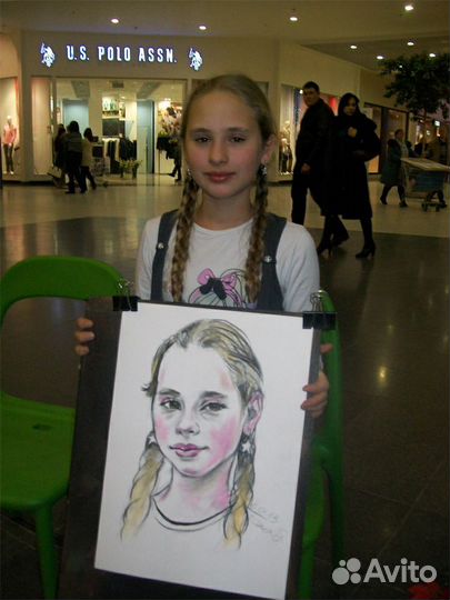 Портрет по фото на заказ от художника