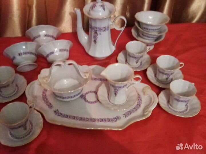 Кофейный сервиз СССР фарфор