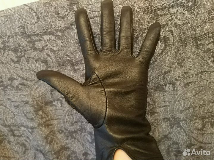 Перчатки кожаные