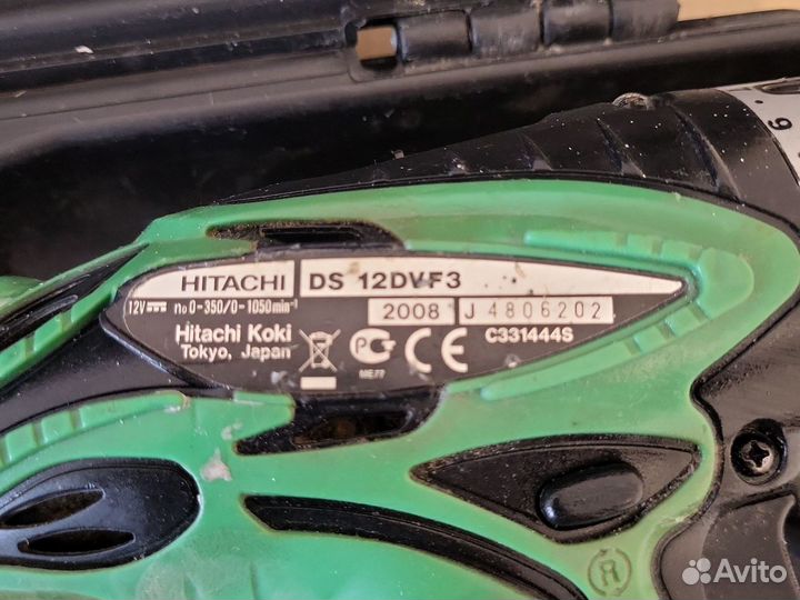 Шуруповерт Hitachi DS12DVF3