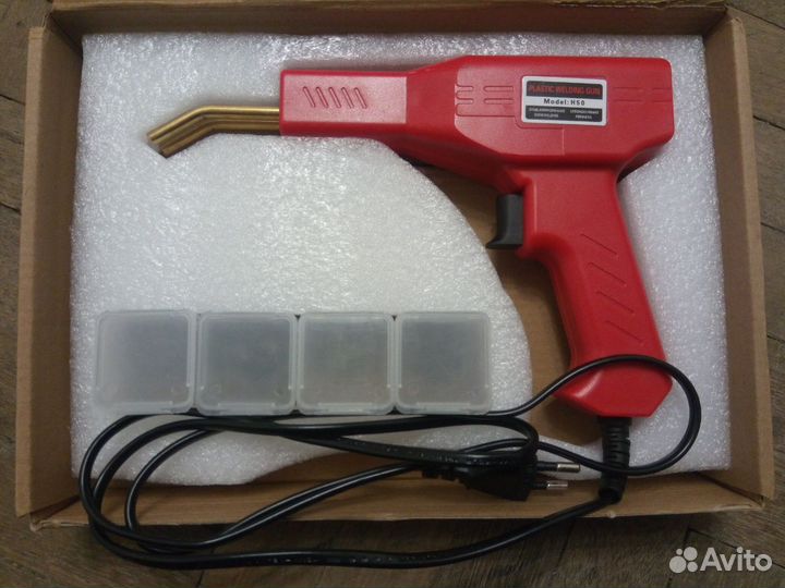 Пистолет для пайки пластика, ремонт бампера, скобы