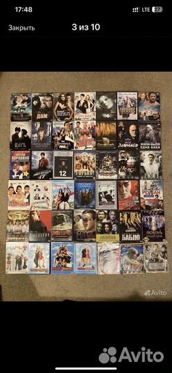 Двд фильмы и мультфильмы 275 штук