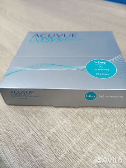 Линзы acuvue oasys -7.50(1день, 90 шт)