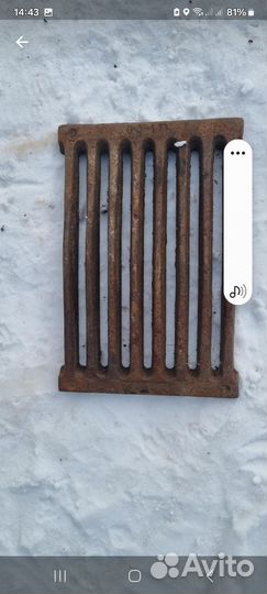 Плита чугунная для печи