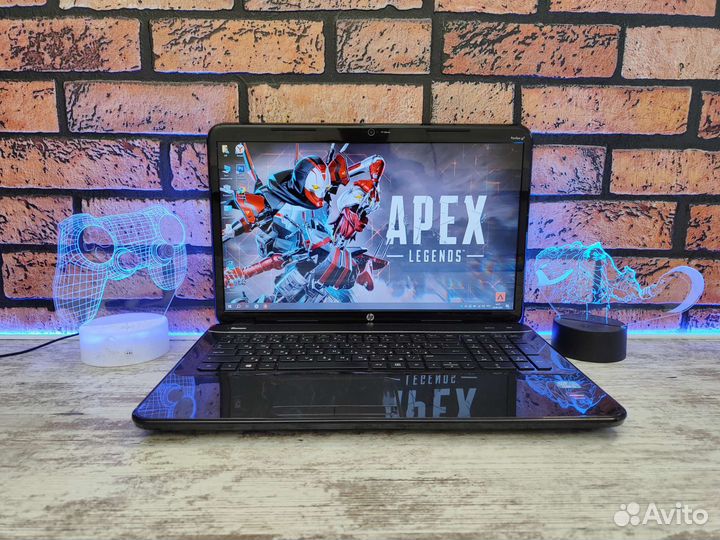 Игровой 17,3д HP i5 4Gb Видео 12 озу SSD