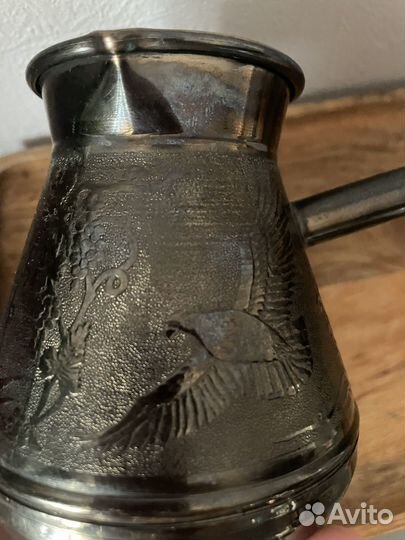Турка для кофе медная