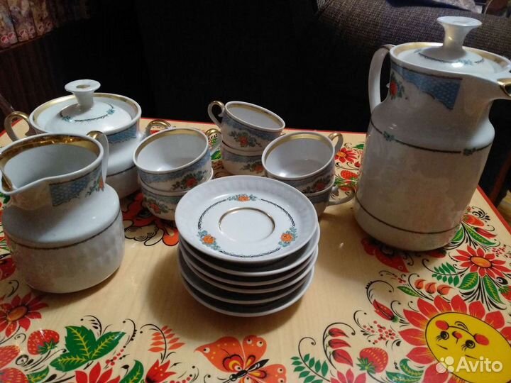Кофейный сервиз 6 персон СССР Тернополь