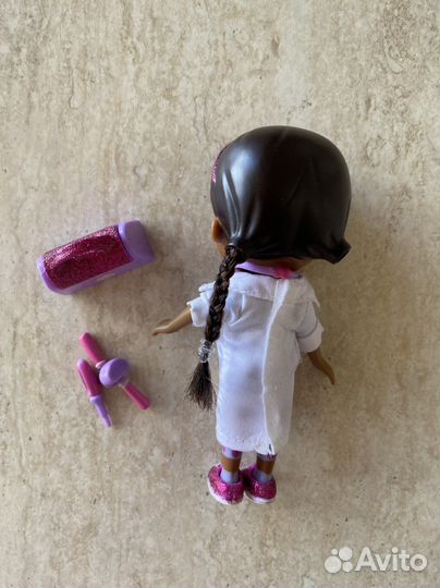 Кукла доктор Плюшева, игрушка обезьянка