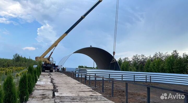 Арочный ангар под ключ