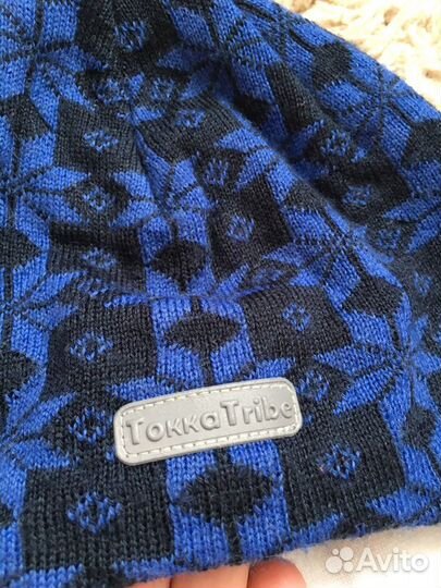 Красивая шерстяная шапка Tokka Tribe Финляндия